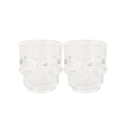 LICORERA CON 2 VASOS CALAVERA